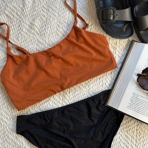 Andie • Maui Bikini Top (Burnt Sienna)